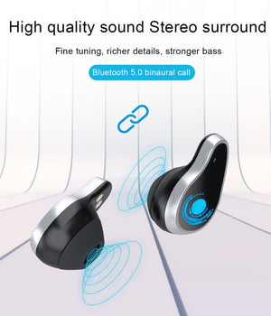 Smart Watch w/ Integrated Wireless Ear Buds