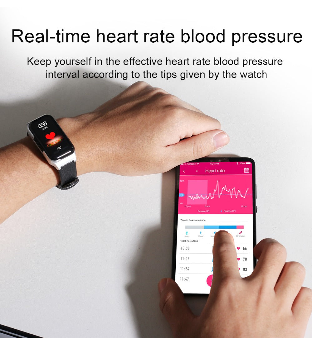 Smart Watch w/ Integrated Wireless Ear Buds