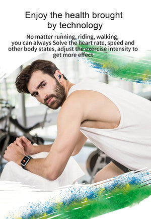 Smart Watch w/ Integrated Wireless Ear Buds