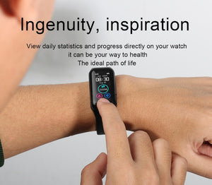 Smart Watch w/ Integrated Wireless Ear Buds