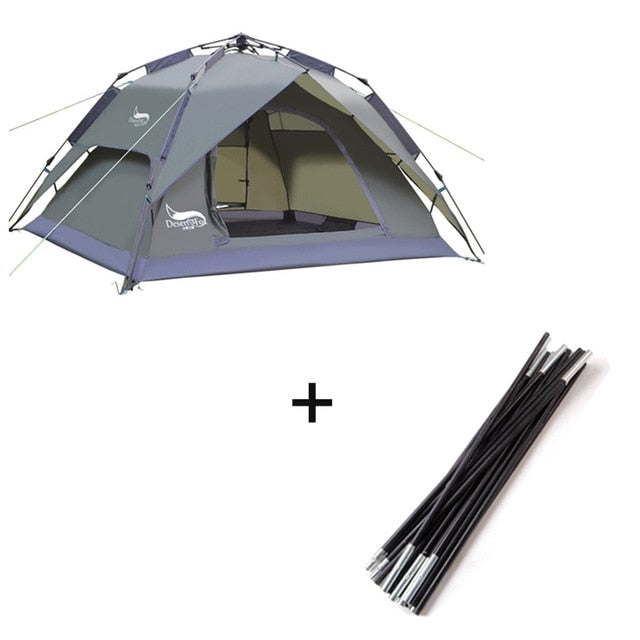 Desert&Fox 3-4 Person, Fast Setup Backpacking Tent